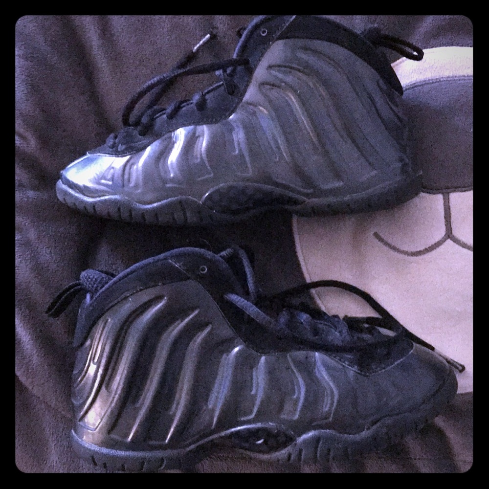 Nike Little Posite One PS ‘Legion Green’ Black
